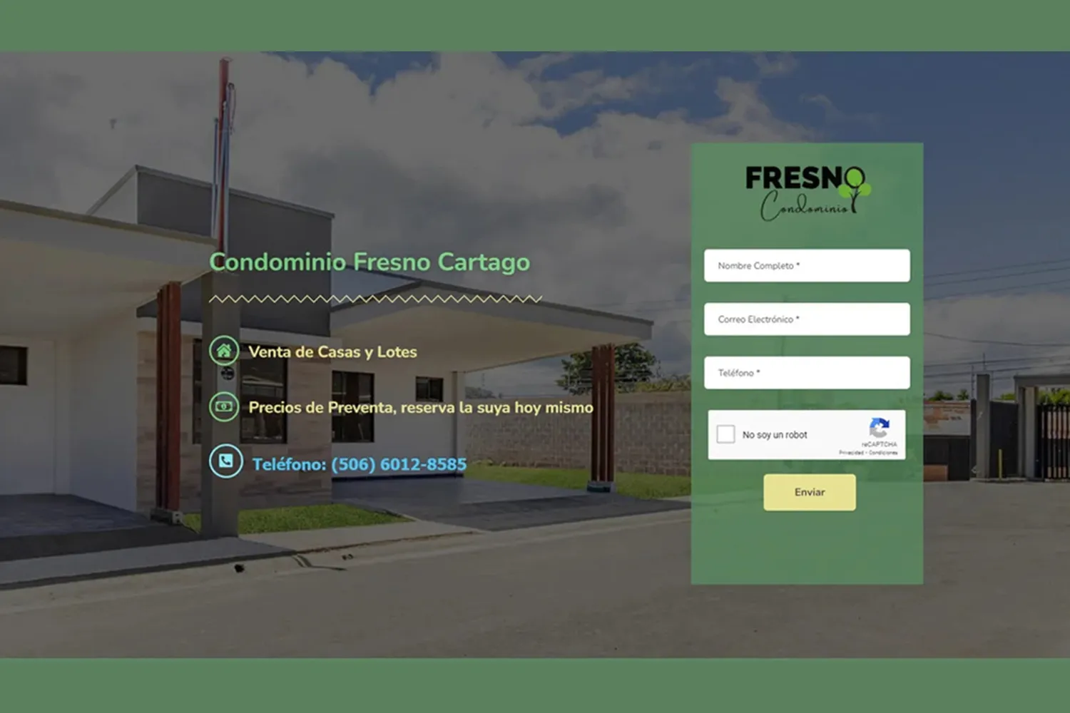 pagina web para bienes raices