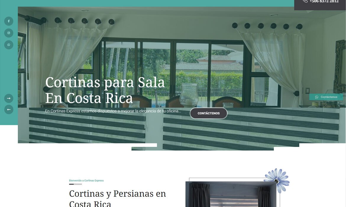 Sitios web para empresas de cortinas