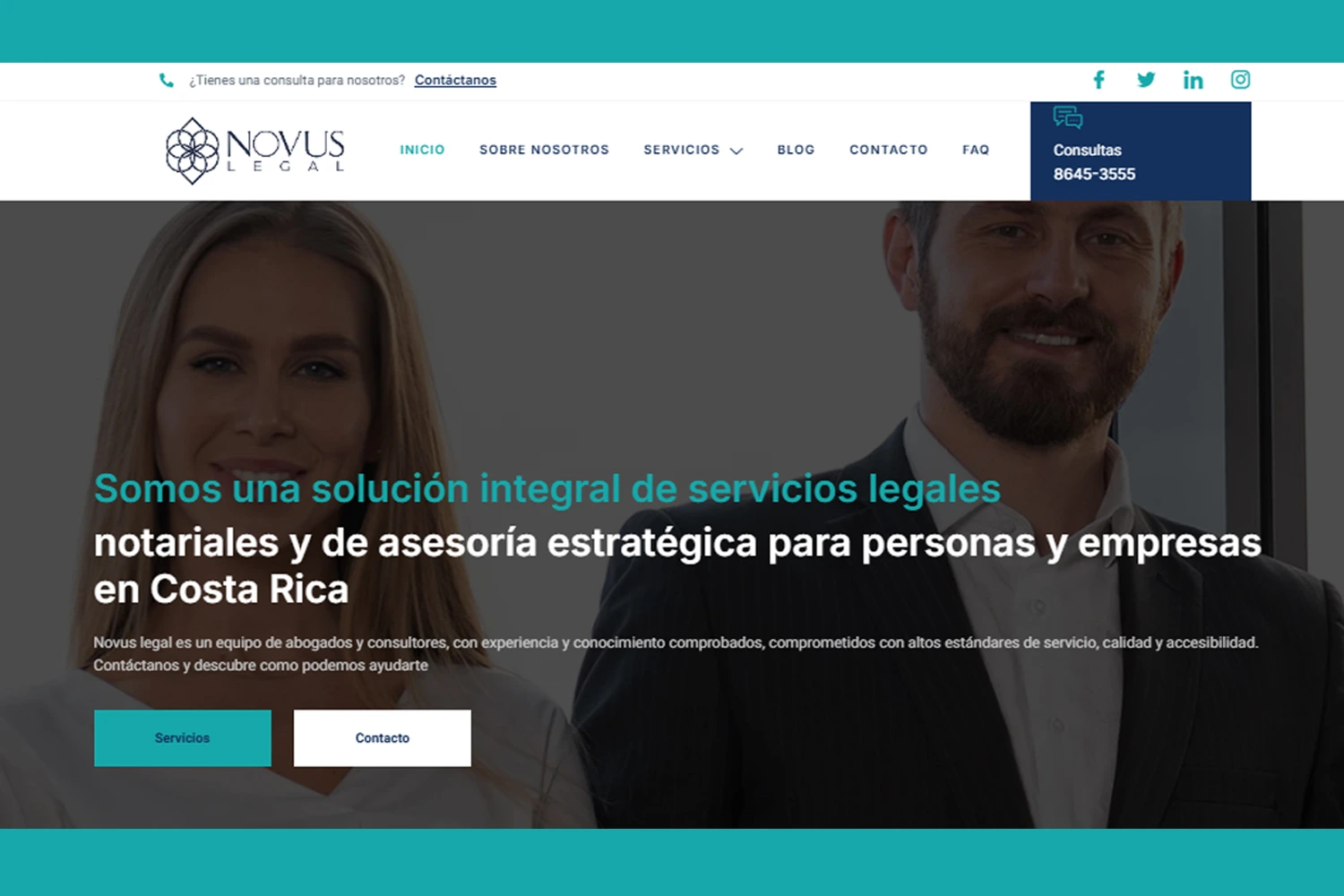 Desarrollo de páginas web para abogados