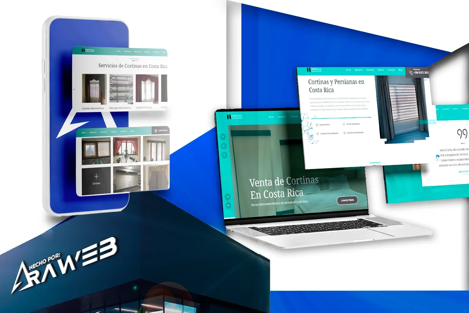 Sitios web para empresas de cortinas