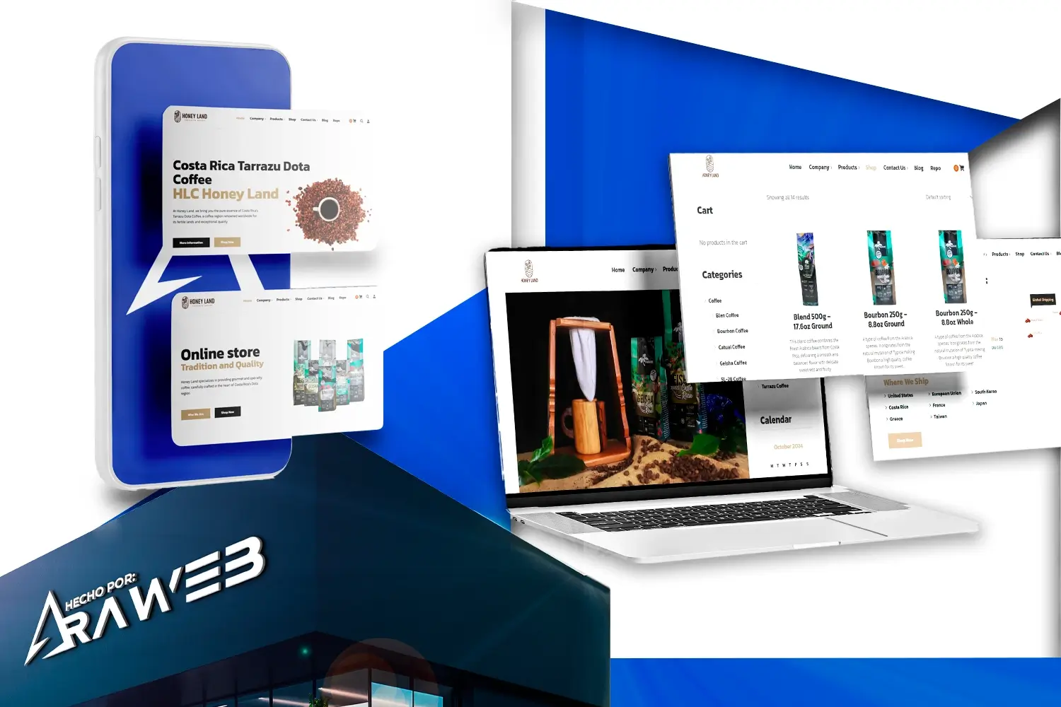 Diseño de Páginas Web para la Venta y Producción de Café