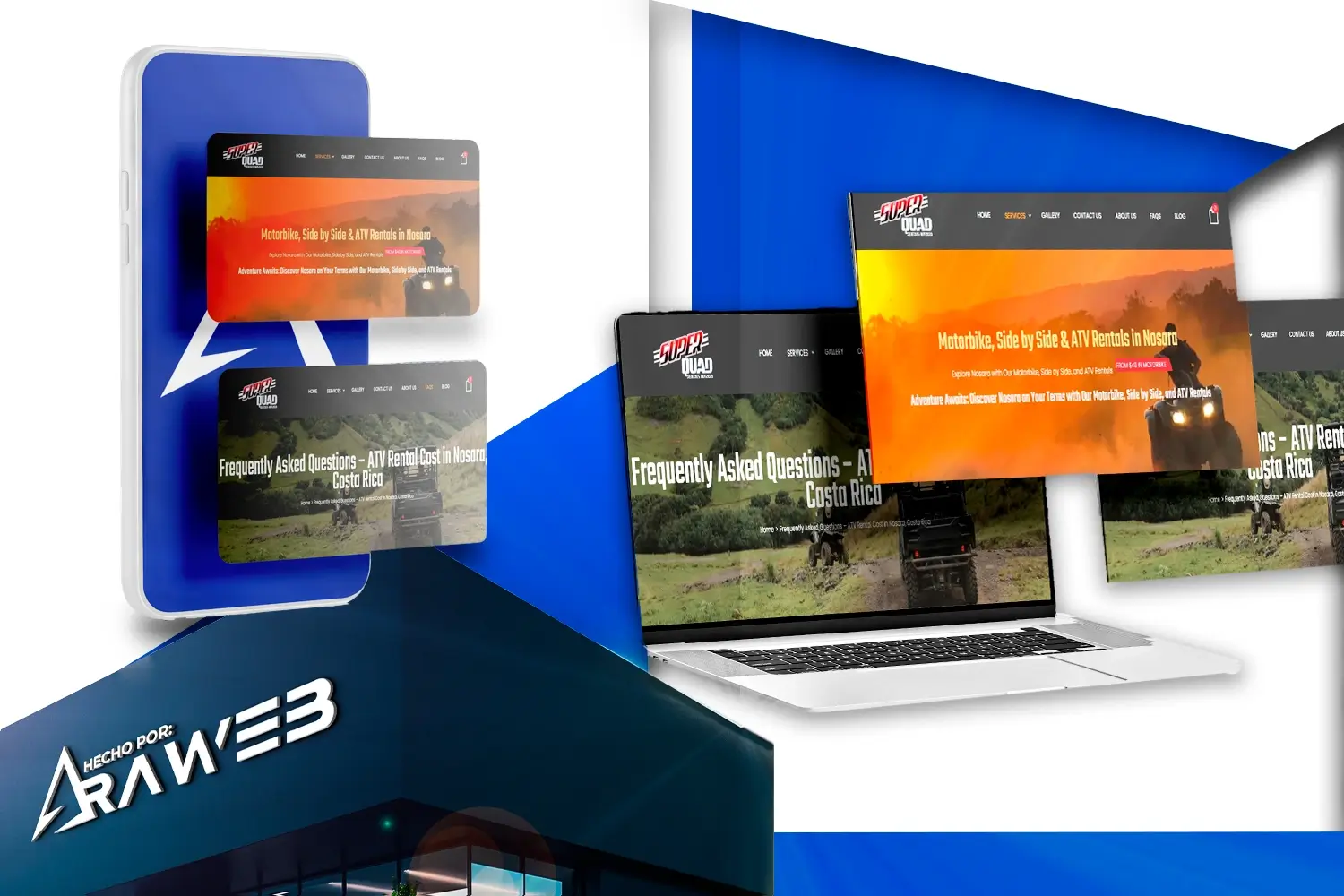 Diseño de Páginas Web para el Alquiler de ATV, UTV y Motocicletas